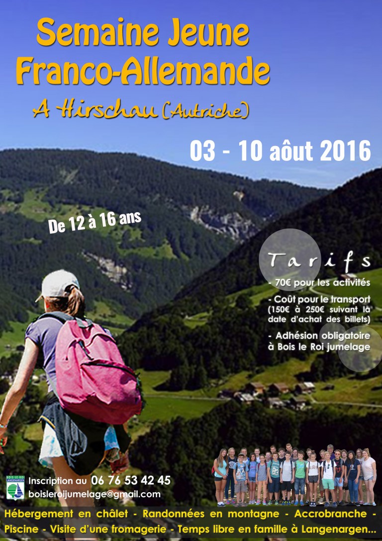 A venir… Semaine des jeune 2016