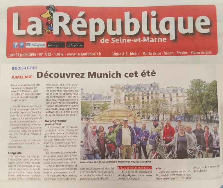 A venir… Séjour à Munich 2016