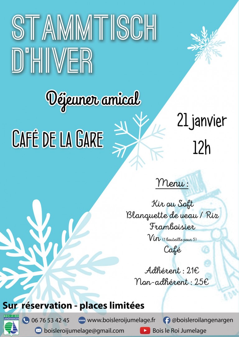Bientôt… Stammtisch d&rsquo;hiver