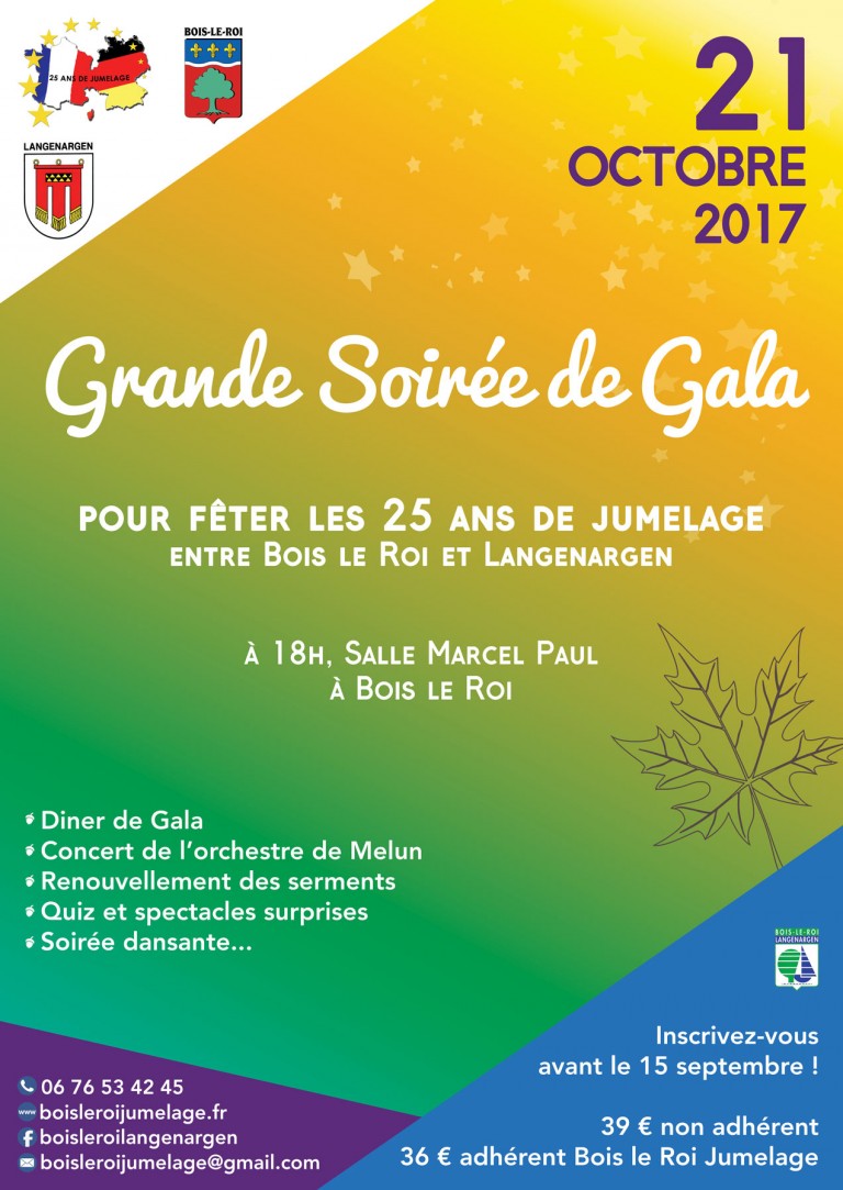 A venir… Jubilé des 25 ans à Bois le Roi