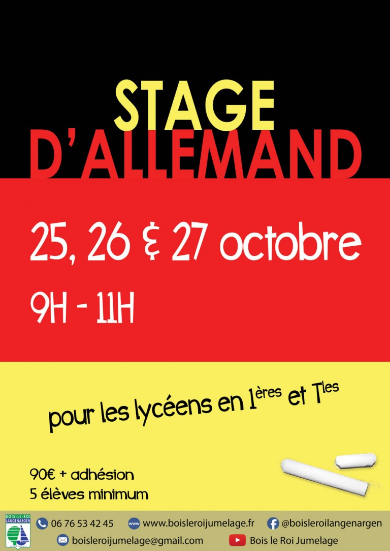 Bientôt… Stage d&rsquo;allemand pour lycéens